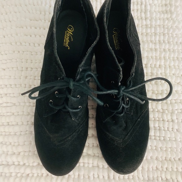 Women’s black suede bootie 10 - Picture 2 of 4